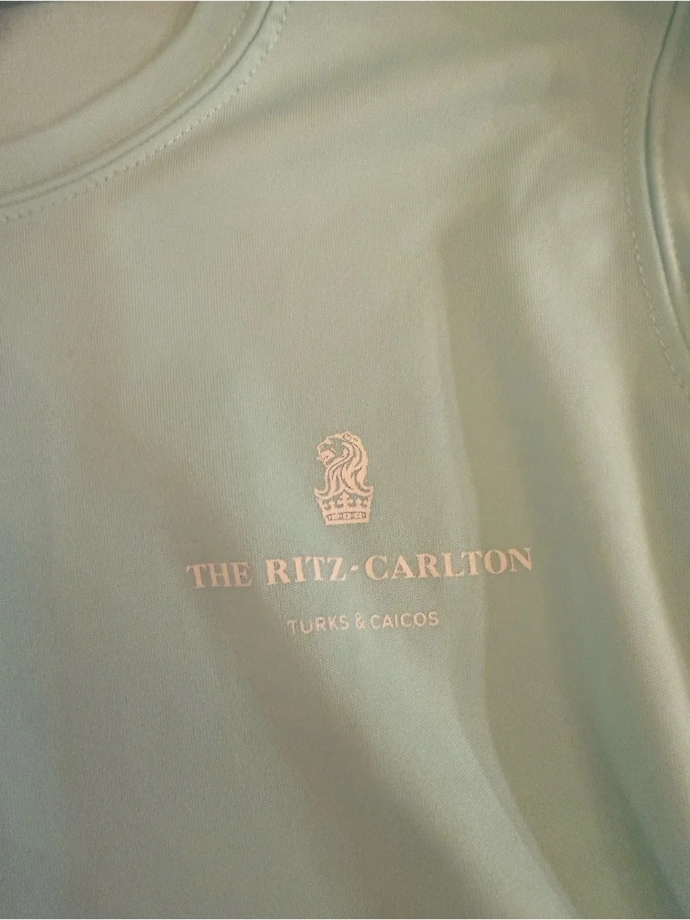 The Ritz-Carlton, Turks and Caicos Light Blue Long Sleeve Swim Rash guard